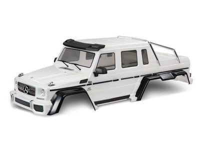 Traxxas Body, Mercedes-BenzÔøΩ G 63ÔøΩ, complete (gloss white metallic) (includes grille, side mirrors, door handles, &amp; windshield wipers)
