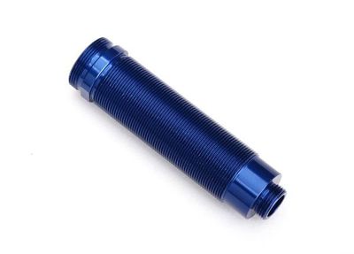 Traxxas Body, GTR shock, 64mm, aluminum (blue-anodized) (front or rear, threaded)