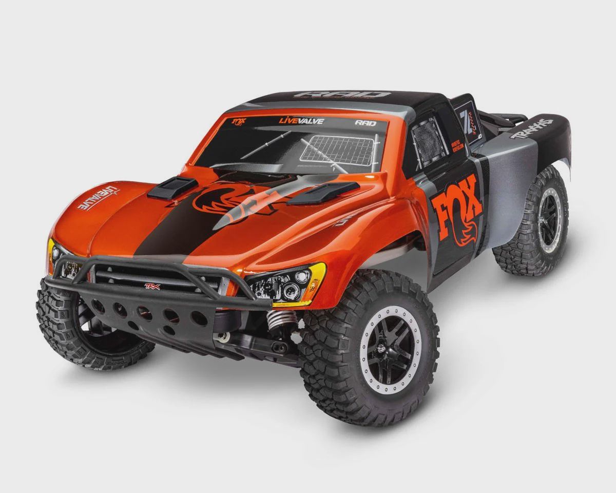 58376-74, Traxxas Slash VXL Brushless HD 1/10 RTR 2WD Short Course Truck, Color: Fox