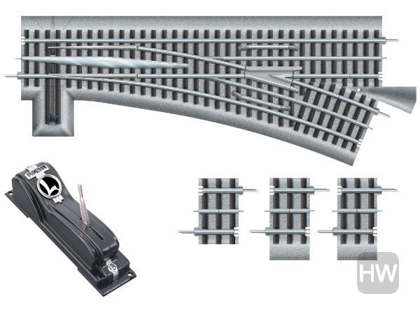 LNL681952, Lionel - FasTrack O-72 Remote Right Hand Switch