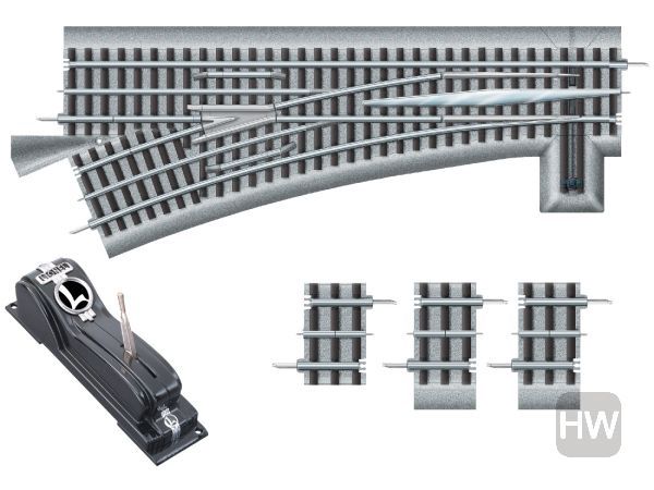 LNL681953, Lionel - FasTrack O-36 Remote Left Hand Switch