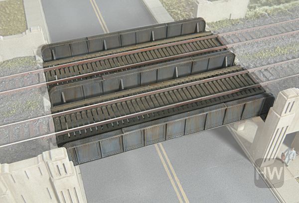 933-2948, Walthers Cornerstone - Through Plate-Girder Bridge -- Kit