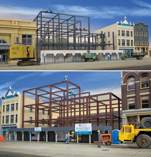 WAL9333761, Walthers - Skyscraper Construction Site