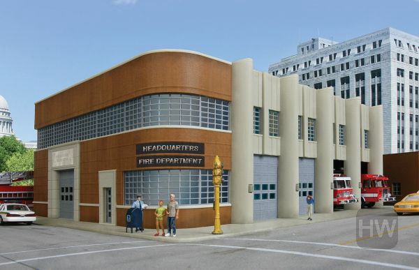 WAL9333765, Walthers - Fire Dept Headquarters
