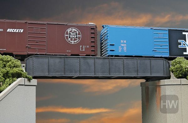 WAL9334501, Walthers - 50ft Single Track Through Girder Bridge