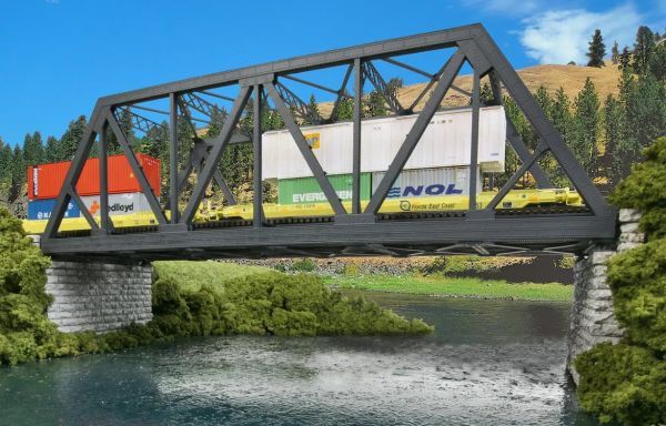 WAL9334510, Walthers - Modernized Doubletrack Truss Bridge