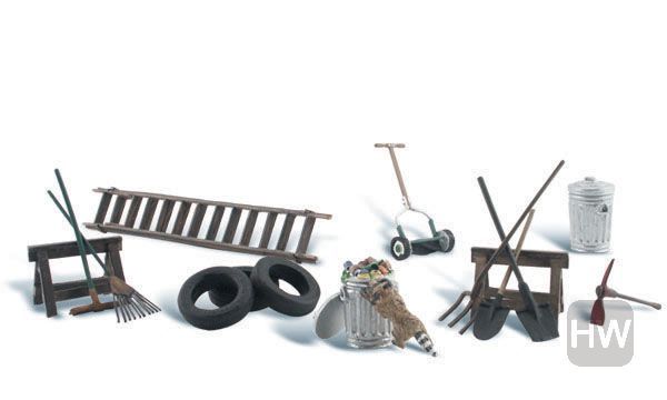 WOOA1928, Woodland Scenics - Garage Treasures