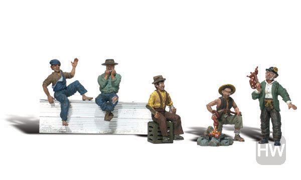 WOOA2138, Woodland Scenics - Hobos N Scale