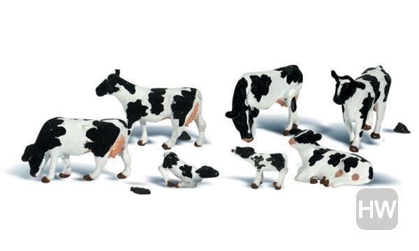 WOOA2187, Woodland Scenics - Holstein Cows