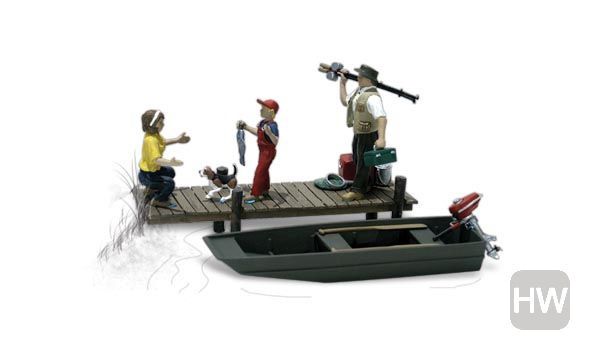 WOOA2203, Woodland Scenics - Family Fishing