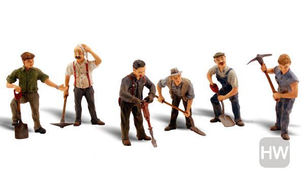 WOOA2761, Woodland Scenics - Road Crew Figures O