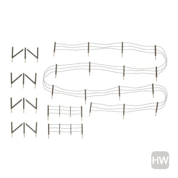 WOOA2990, Woodland Scenics - Barbed Wire Fence N