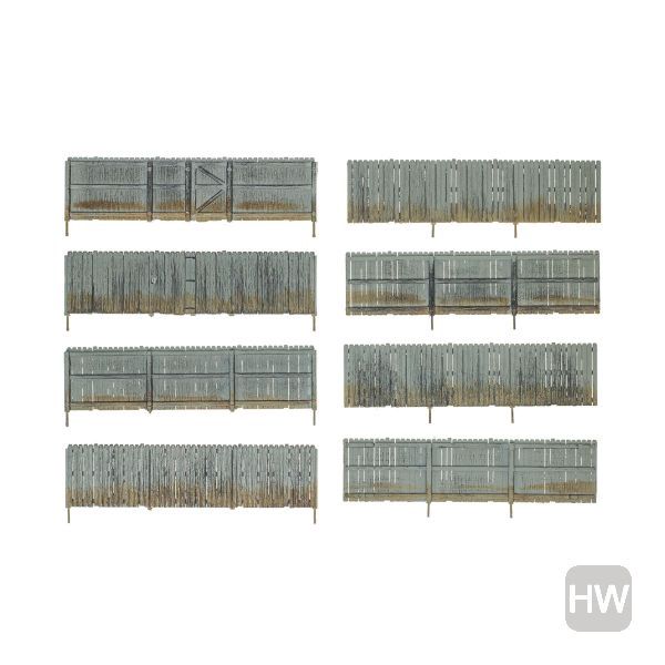 WOOA2985, Woodland Scenics - Privacy Fence HO