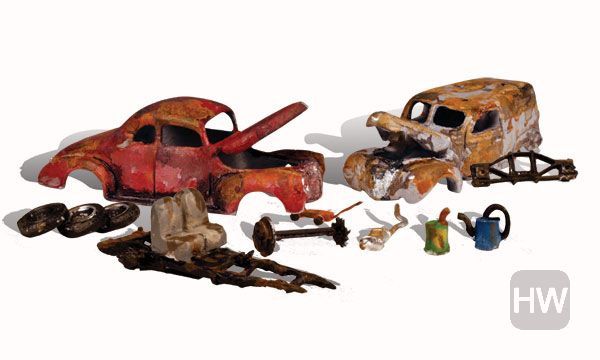 WOOAS5563, Woodland Scenics - Junk Cars