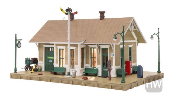 WOOBR4928, Woodland Scenics - Built n Ready Dansbury Depot N