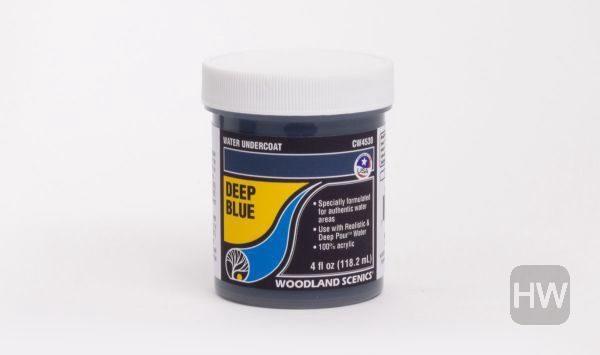 WOOCW4530, Woodland Scenics - Water Undercoat Deep Blue