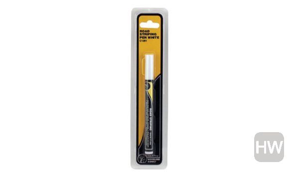 WOOC1291, Woodland Scenics - Road Striping Pen White