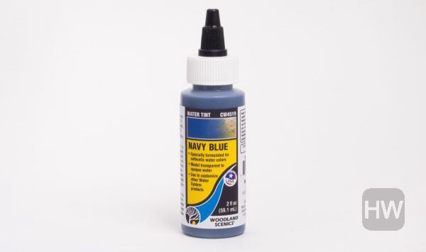 WOOCW4519, Woodland Scenics - Water Tint Navy Blue