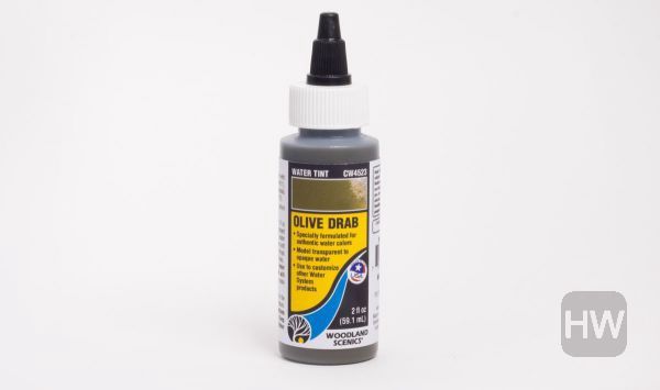 WOOCW4523, Woodland Scenics - Water Tint Olive Drab