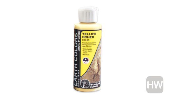WOOC1223, Woodland Scenics - Earth Color Yellow Ocher