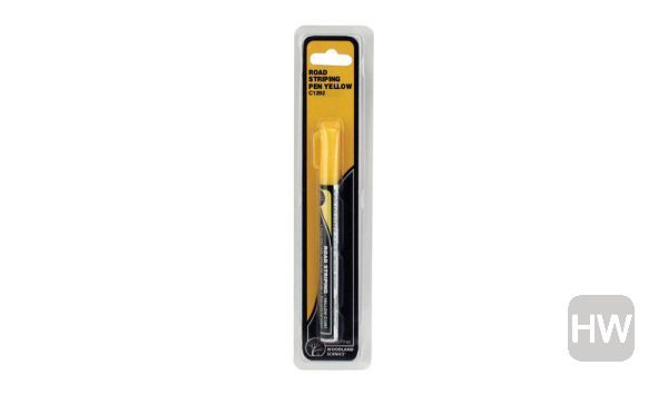 WOOC1292, Woodland Scenics - Road Striping Pen Yellow