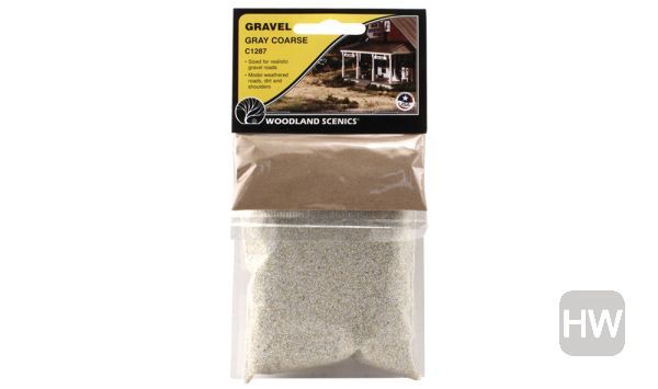 WOOC1287, Woodland Scenics - Gravel Coarse Gray