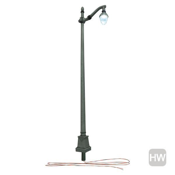 WOOJP5647, Woodland Scenics - O Street Lights Arched Cast Iron 2pcs