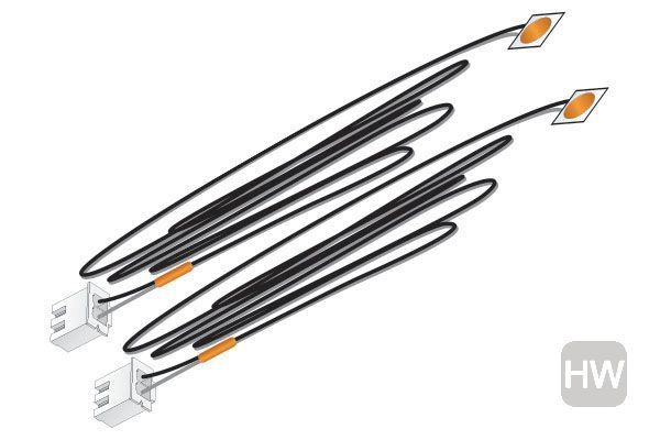WOOJP5736, Woodland Scenics - Stick-On LED Lights Orange