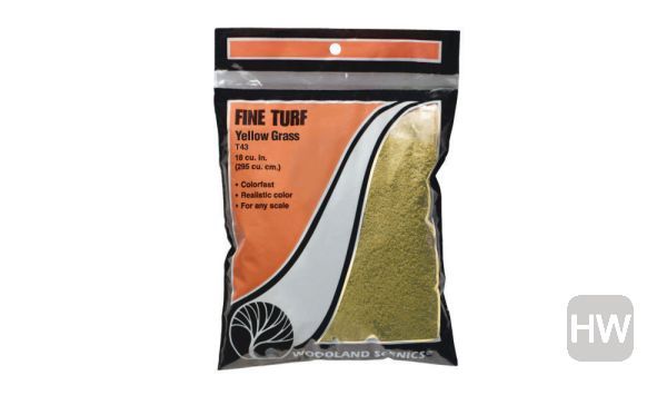 WOOT43, Woodland Scenics - Fine Turf Yellow Grass