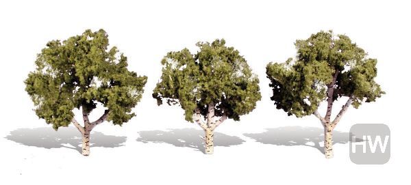 WOOTR3535, Woodland Scenics - Classic Trees Waters Edge 4-5in