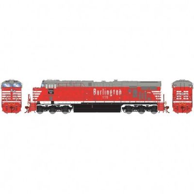 ATHG83170, ATHG83170 HO ES44AC w/DCC &amp; Sound CB&amp;Q num1273