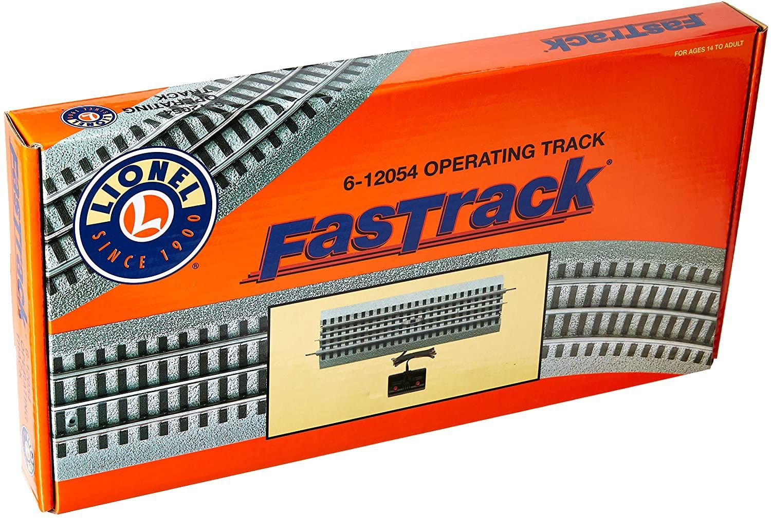 LNL612054, Lionel O Fastrack Operating Track w/10&quot; Straight