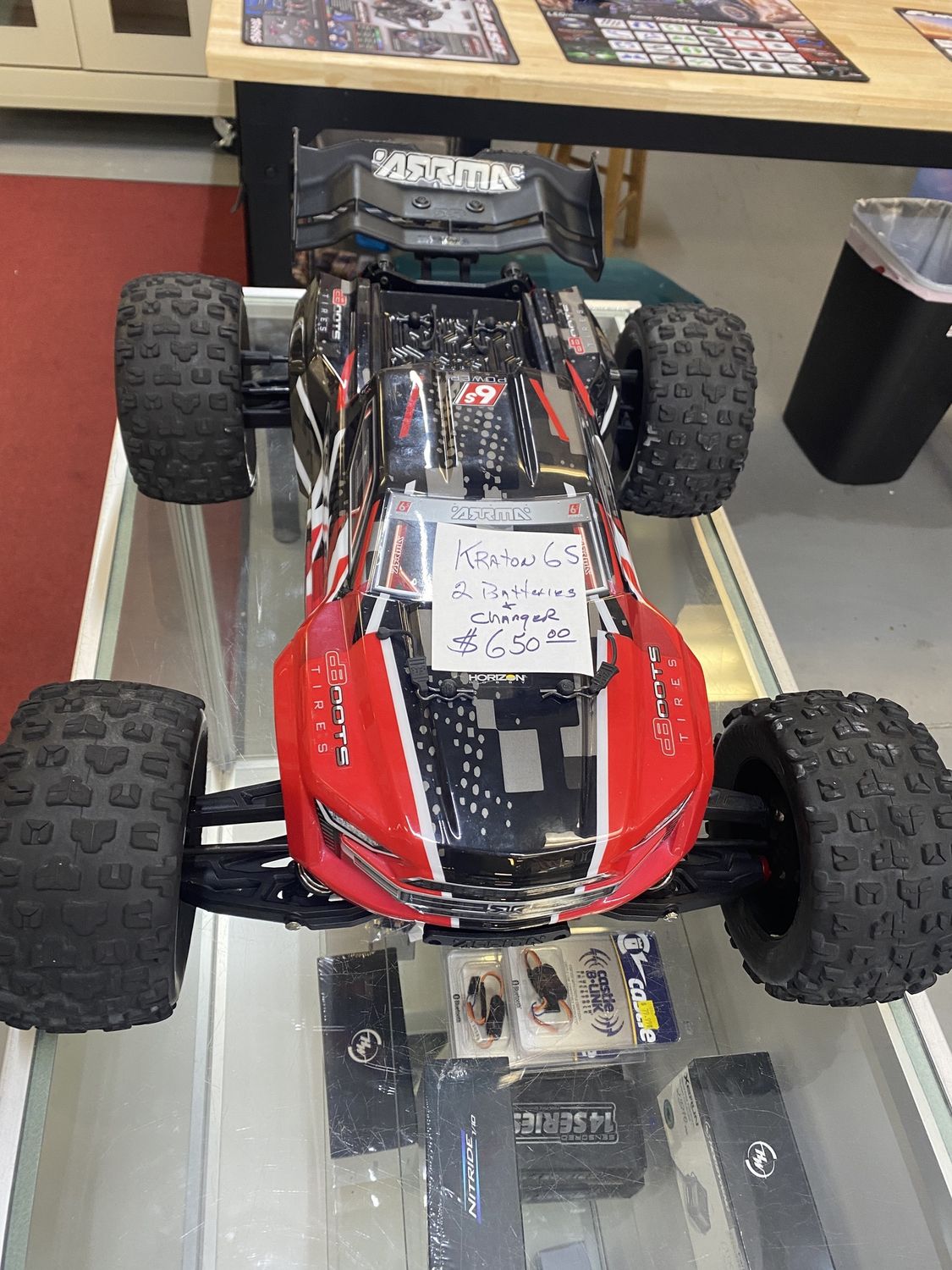 Pre-Owned - POARA8608V5T1, Arrma Kraton 1:8 Scale 6S V5 BLX Speed Monster RC Truck