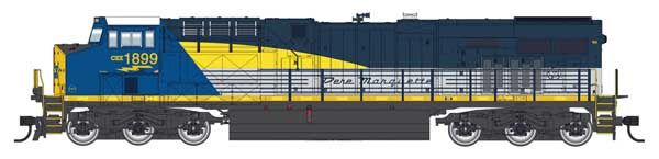 910-10227, WalthersMainline - GE ES44AC Evolution Series GEVO - Standard DC - HO scale