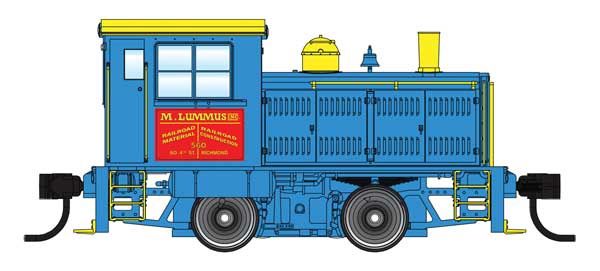 910-10015, WalthersMainline - Plymouth ML-8 Industrial Switcher - Standard DC - HO scale