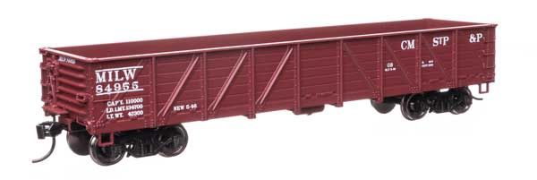910-56111, WalthersMainline - 40' 50-Ton Drop Bottom Gondola - Ready to Run - HO scale