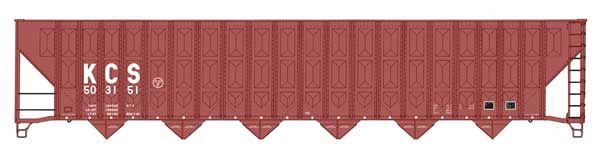 910-56346, WalthersMainline - 73' Greenville 7,000 Cubic Foot Wood Chip Hopper - Ready to Run - HO scale