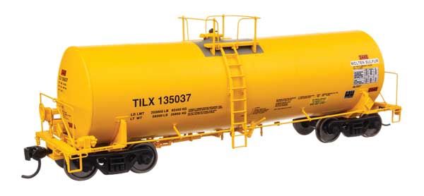 920-100075, WalthersProto - 40&#39; Trinity 14,000-Gallon Molten Sulfur Tank Car - Ready to Run - HO scale