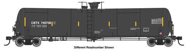 920-100764, WalthersProto - 55&#39; Trinity Modified 30,145-Gallon Tank Car - Ready to Run - HO scale