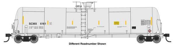920-100779, WalthersProto - 55&#39; Trinity Modified 30,145-Gallon Tank Car - Ready to Run - HO scale