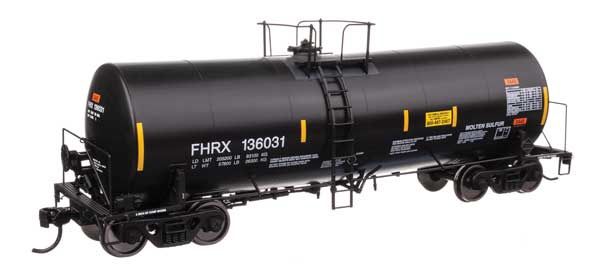 920-100055, WalthersProto - 40&#39; Trinity 14,000-Gallon Molten Sulfur Tank Car - Ready to Run - HO scale