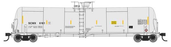 920-100778, WalthersProto - 55&#39; Trinity Modified 30,145-Gallon Tank Car - Ready to Run - HO scale