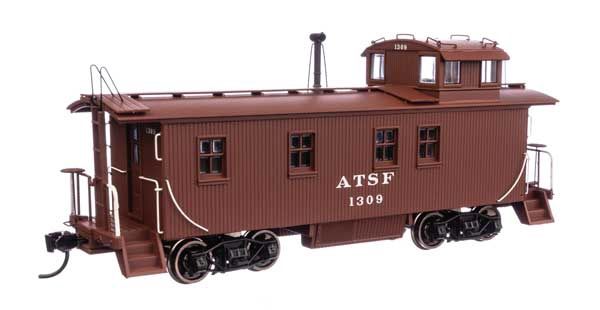 920-103209, WalthersProto - 30&#39; ATSF 1300-Series Wood Caboose - Ready to Run - HO scale