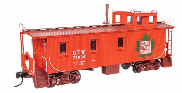 920-103261, WalthersProto - 30' GTW Style Wood Caboose with Offset Coupola - Ready To Run - HO scale