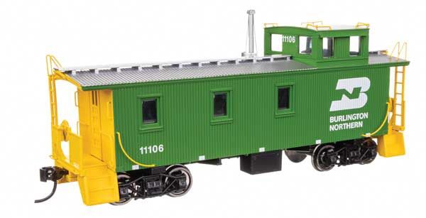 920-103256, WalthersProto - 30' GTW Style Wood Caboose with Offset Coupola - Ready To Run - HO scale