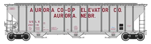 920-106178, WalthersProto - 55' Evans 4780 Covered Hopper - Ready To Run - HO scale