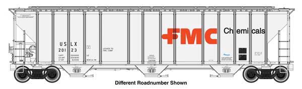 920-106187, WalthersProto - 55' Evans 4780 Covered Hopper - Ready To Run - HO scale