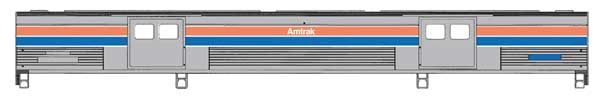 920-13075, WalthersProto - 73&#39; Budd Baggage Car - Ready to Run - HO scale