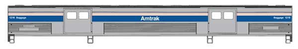 920-13082, WalthersProto - 73&#39; Budd Baggage Car - Ready to Run - HO scale
