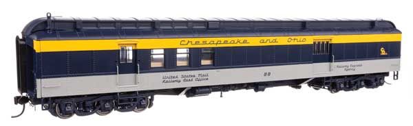 920-17415, WalthersProto - 70&#39; Heavyweight RPO-Baggage Car w/Clerestory Roof - Ready to Run - HO scale